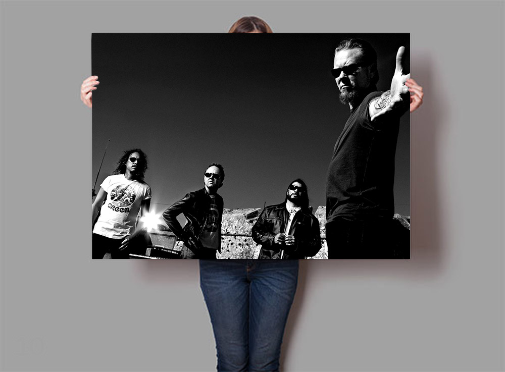 постер Metallica купить постеры рок-групп недорого